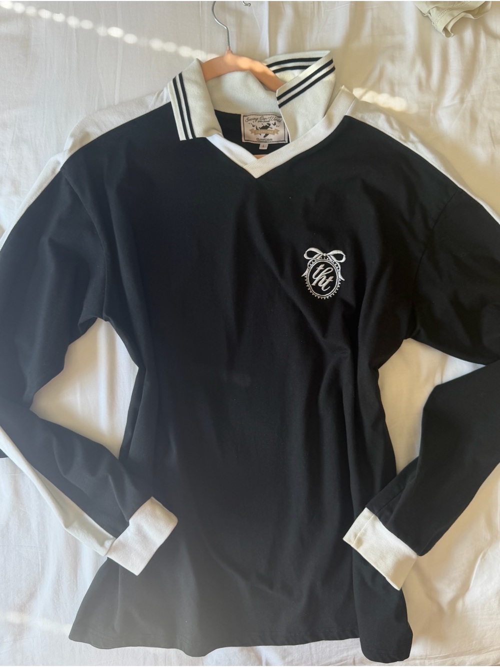 threetimes long sleeve polo long shirt
